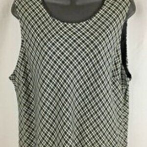 JACLYN SMITH B&W 2 Front Pocket Boat Neck Women Shift Jumper Size 18 NWOT